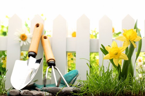 Hard and soft landscaping features for a Hornsey property garden